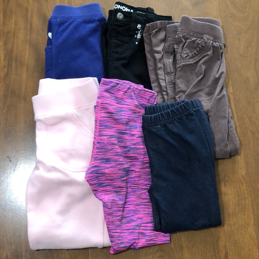 Girls pants bundle size 6